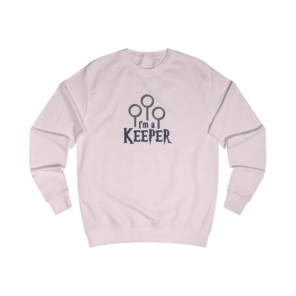 I’m a Keeper — Harry Potter Quidditch Retro Sweatshirt (Light)