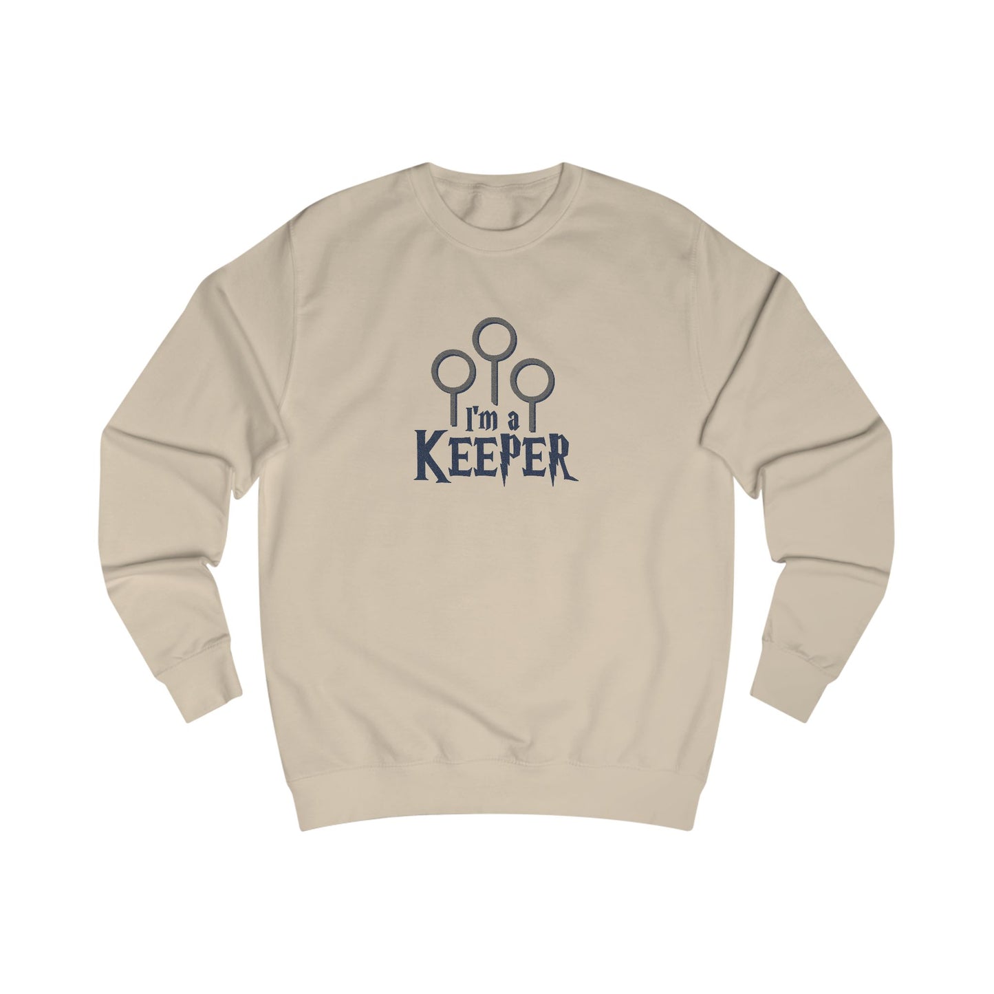 I’m a Keeper — Harry Potter Quidditch Retro Sweatshirt (Light)