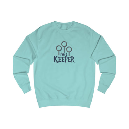I’m a Keeper — Harry Potter Quidditch Retro Sweatshirt (Light)