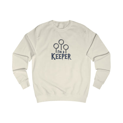 I’m a Keeper — Harry Potter Quidditch Retro Sweatshirt (Light)