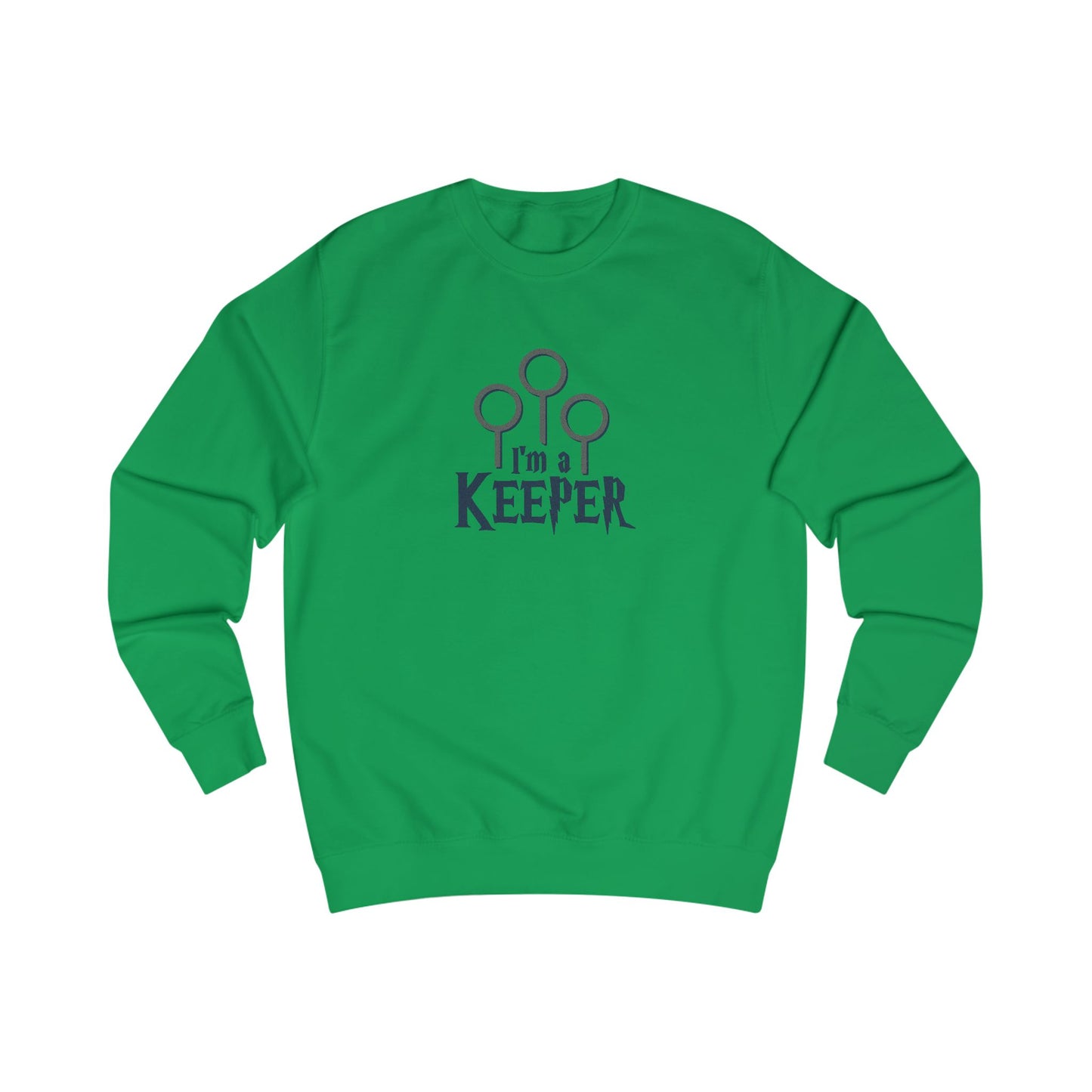 I’m a Keeper — Harry Potter Quidditch Retro Sweatshirt (Light)