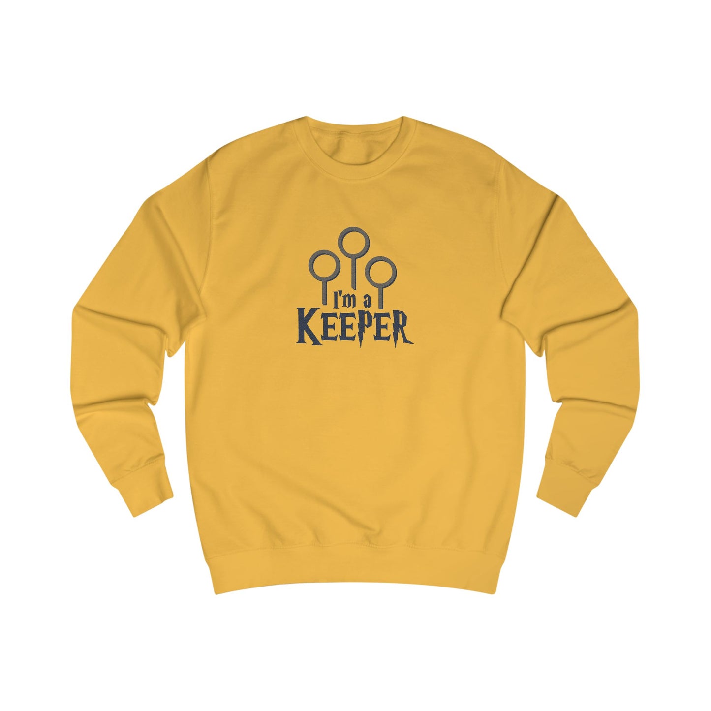 I’m a Keeper — Harry Potter Quidditch Retro Sweatshirt (Light)