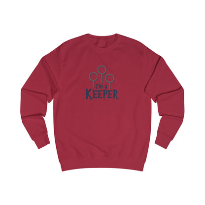 I’m a Keeper — Harry Potter Quidditch Retro Sweatshirt (Light)