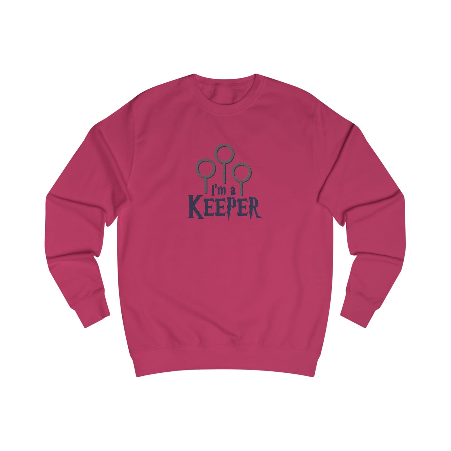 I’m a Keeper — Harry Potter Quidditch Retro Sweatshirt (Light)
