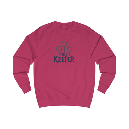 I’m a Keeper — Harry Potter Quidditch Retro Sweatshirt (Light)