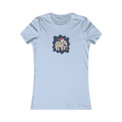 White Elephant Season — Retro Christmas Women's Tee (Light)