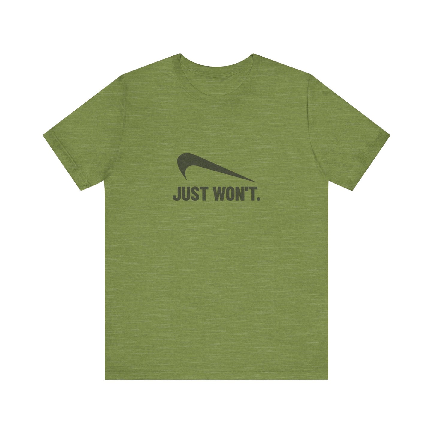 Just Won’t Athletic Parody — Retro Workout Tee (Light)