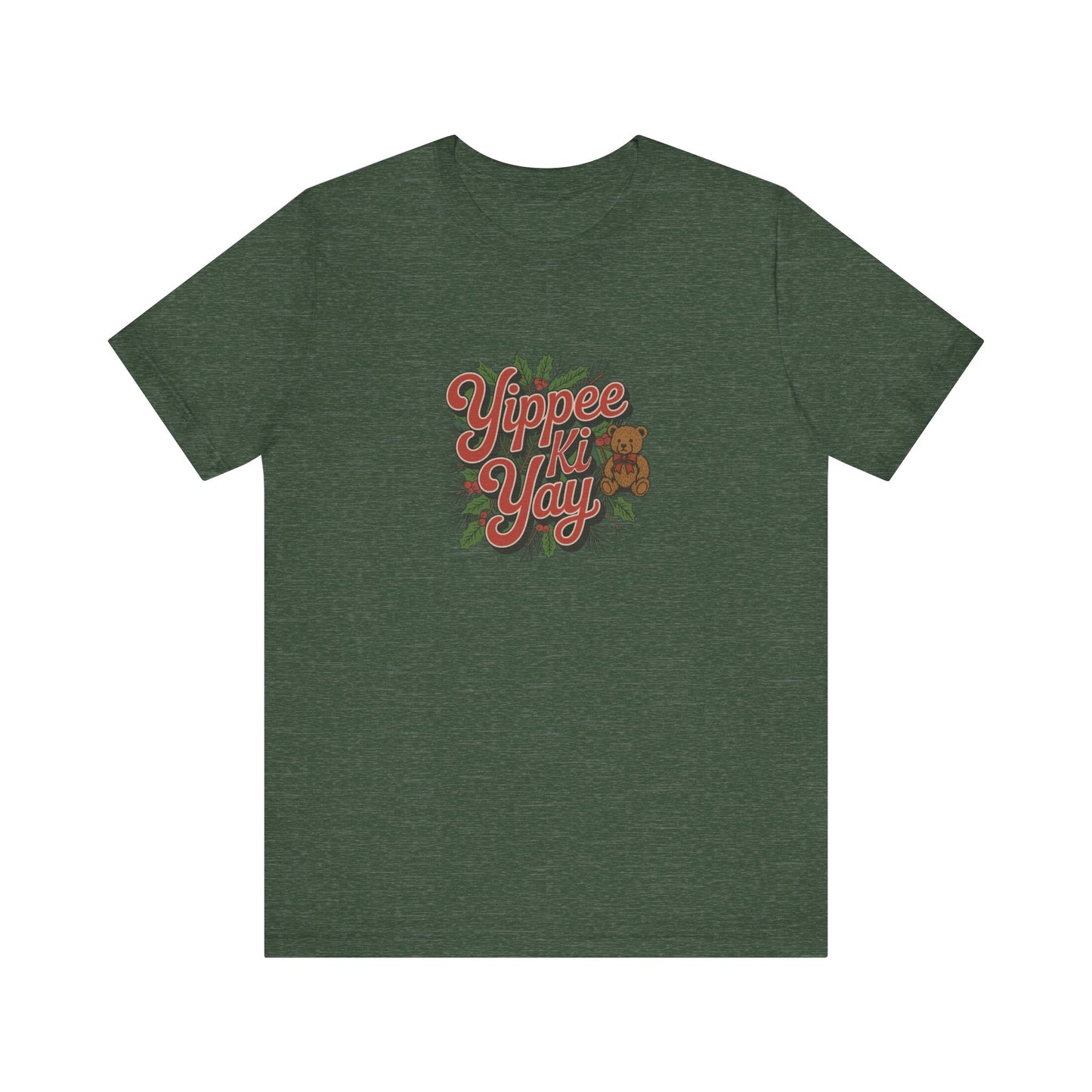 Yippee Ki Yay — Die Hard Retro Christmas Tee (Dark)