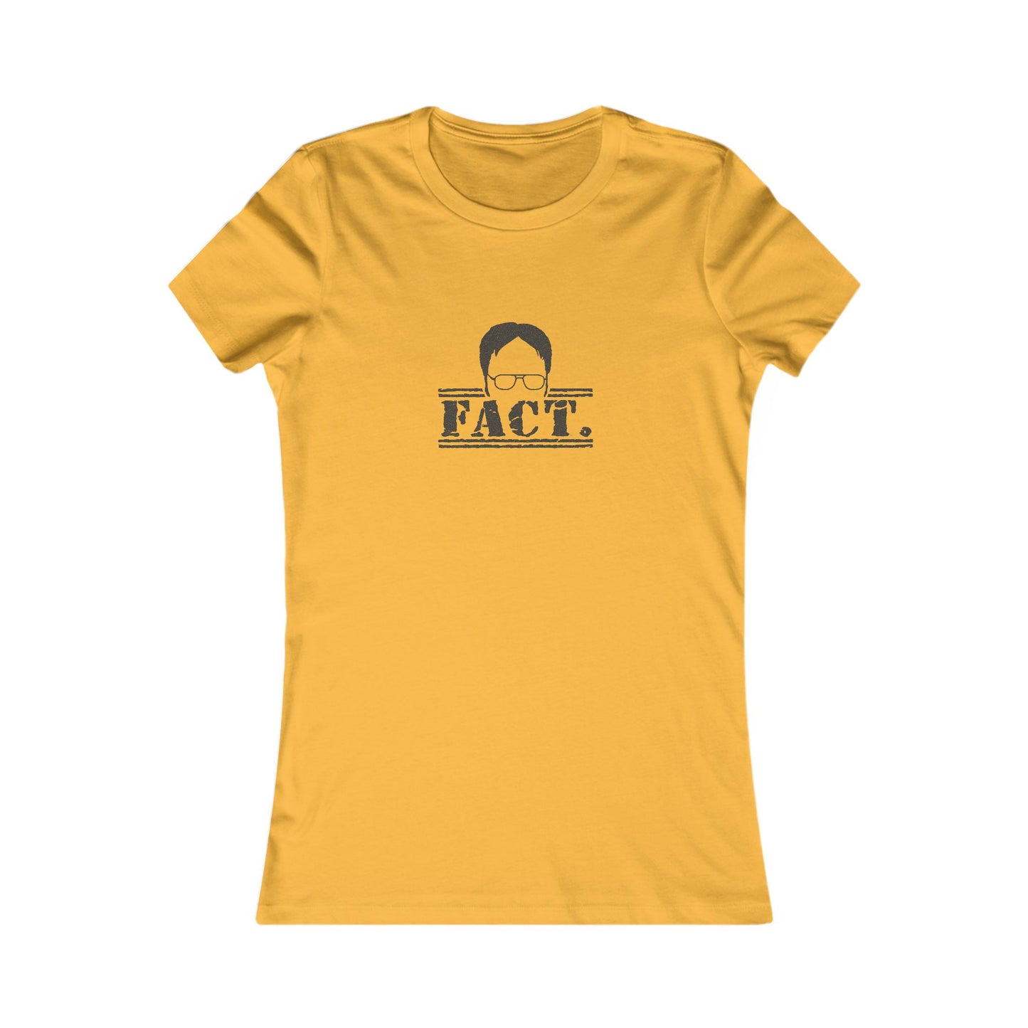 Dwight Schrute FACT. — The Office-Inspired Women's Tee (Light)