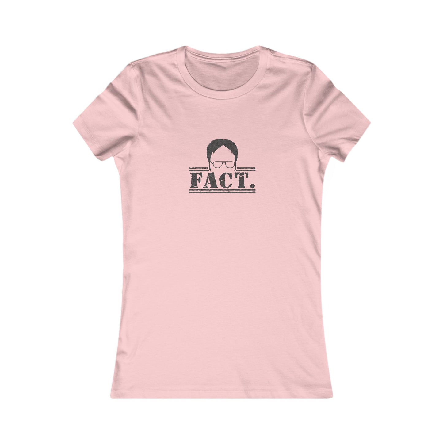 Dwight Schrute FACT. — The Office-Inspired Women's Tee (Light)