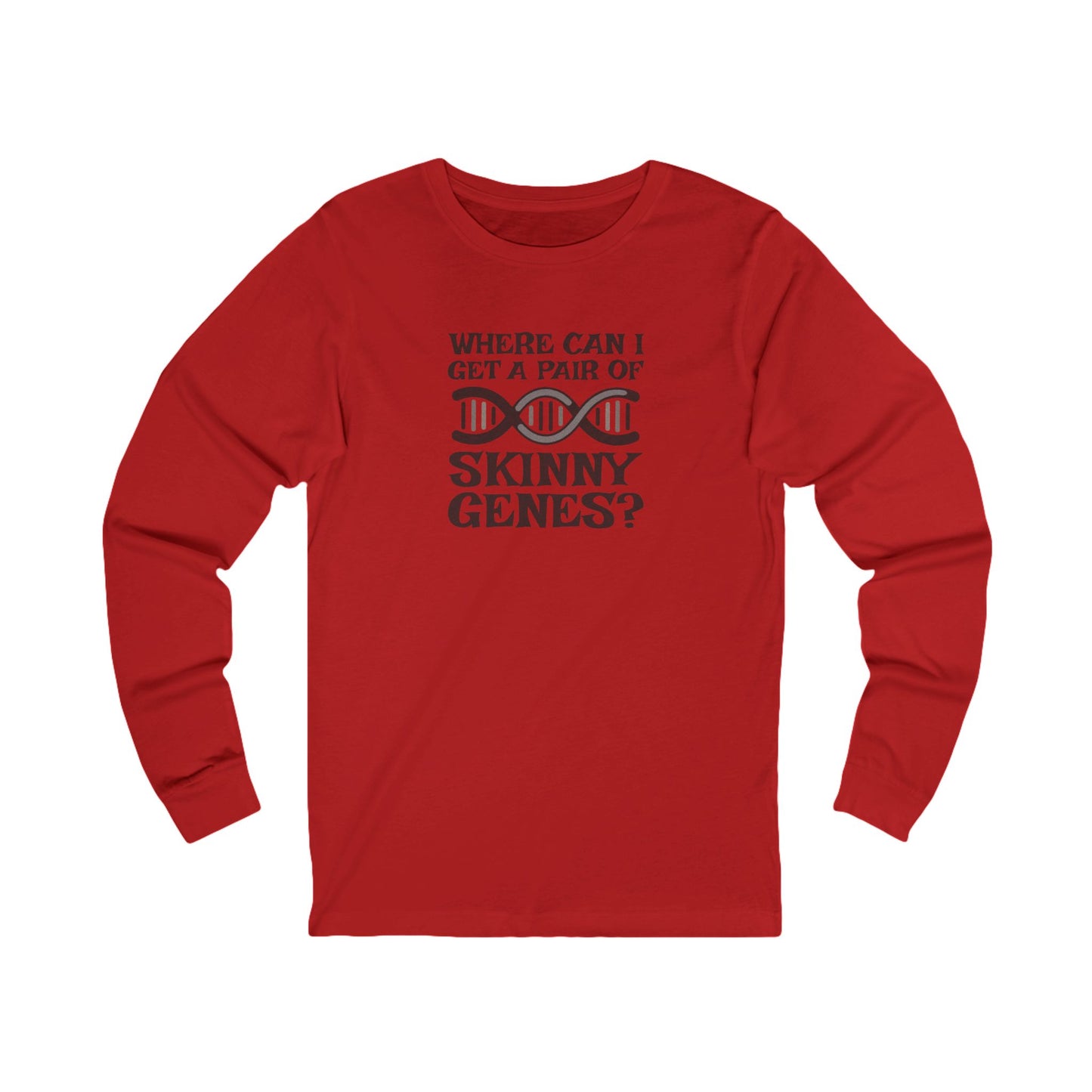 Pair of Skinny Genes — Retro Graphic Long Sleeve (Light)