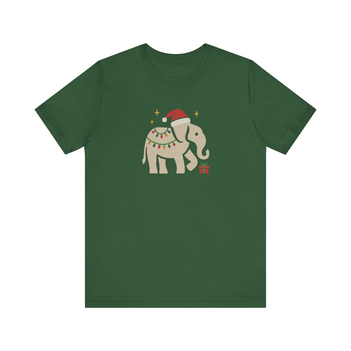 White Elephant Season — Retro Christmas Graphic Tee (Dark)
