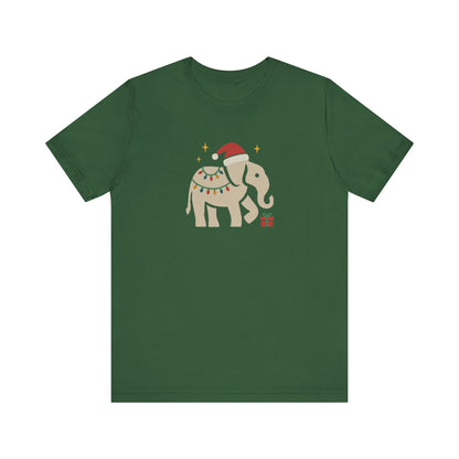 White Elephant Season — Retro Christmas Graphic Tee (Dark)