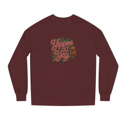 Yippee Ki Yay — Die Hard Retro Christmas Sweatshirt (Dark)