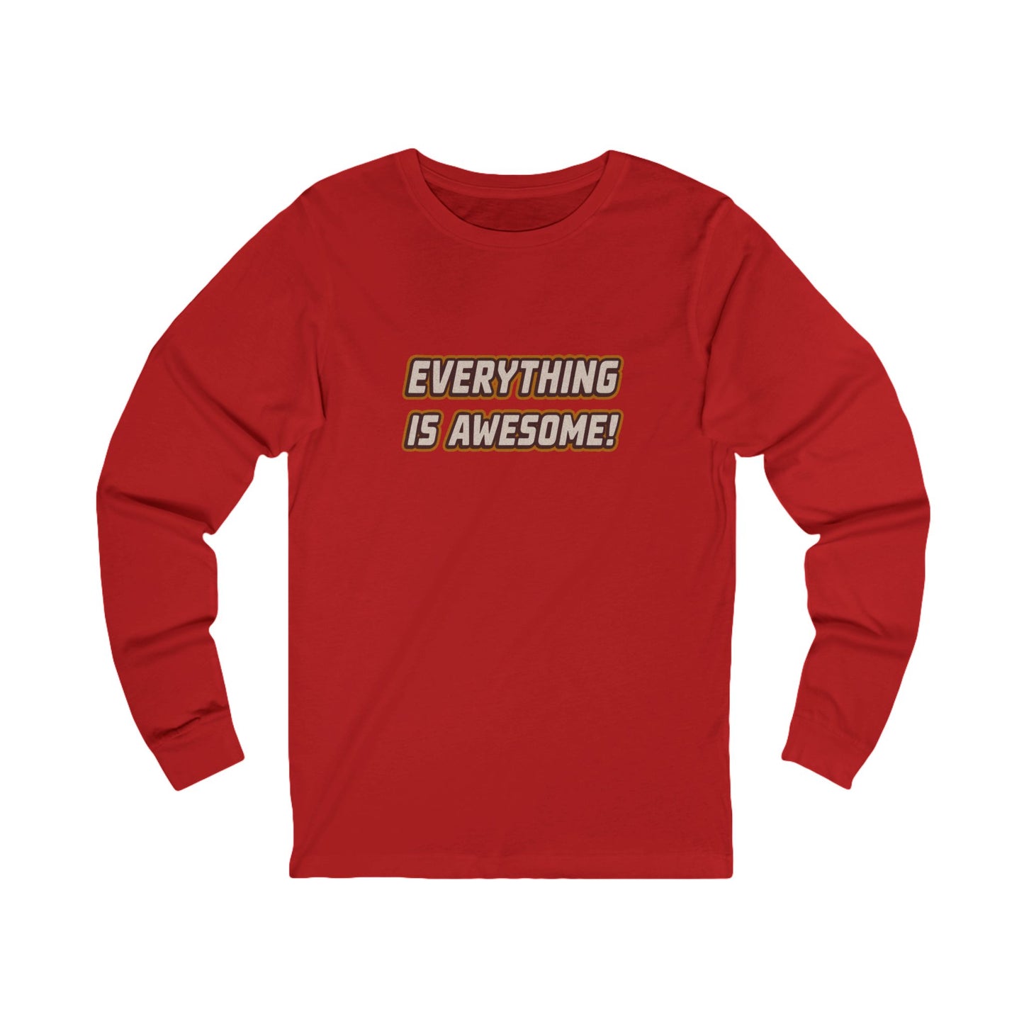 Everything is Awesome! — The LEGO Movie-Inspired Retro Long Sleeve (Light)