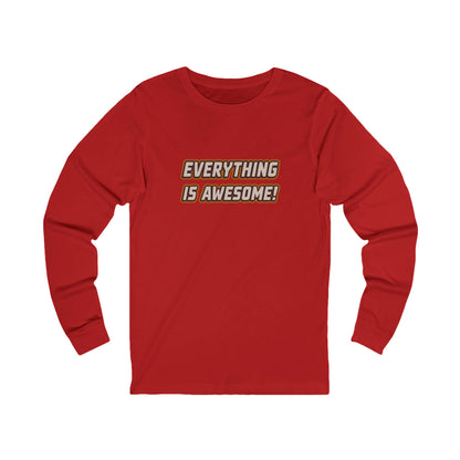 Everything is Awesome! — The LEGO Movie-Inspired Retro Long Sleeve (Light)