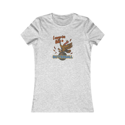 Like a Butterball — Miley Cyrus Thanksgiving Parody Retro Women's Tee (Light)