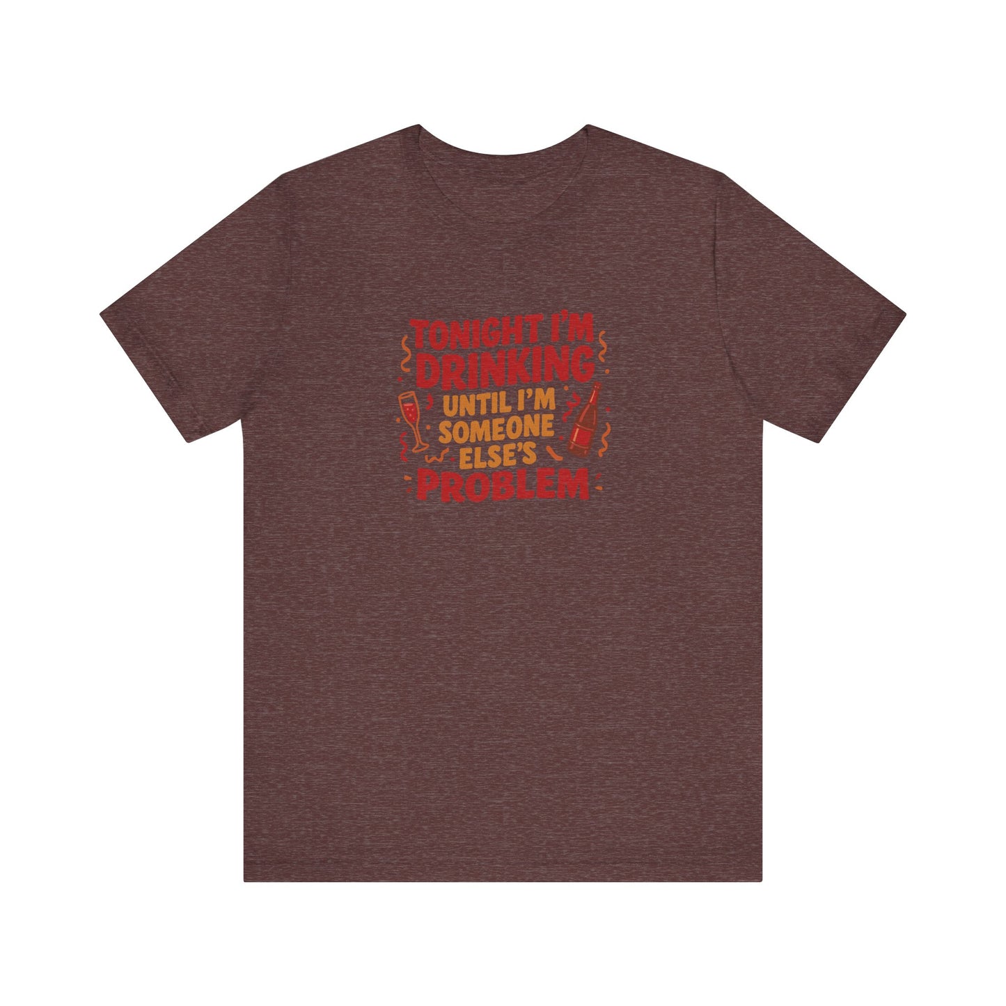 The Problem is Coming From Inside the Bar — Retro Tee (Dark)