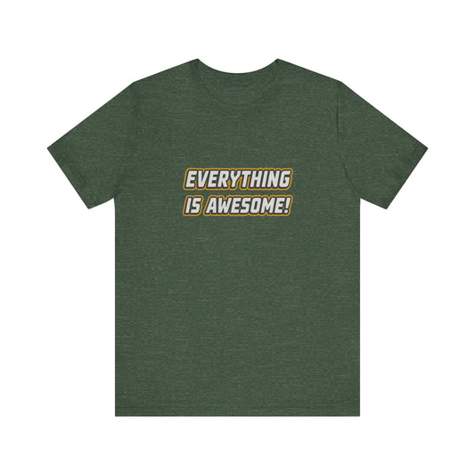 Everything is Awesome! — The LEGO Movie-Inspired Retro Tee (Dark)