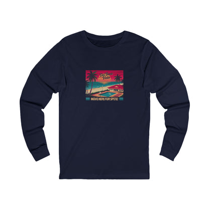 Del Boca Vista (Move Here For Spite!) — Seinfeld Retro Long Sleeve (Dark)