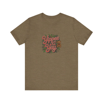 Yippee Ki Yay — Die Hard Retro Christmas Tee (Light)
