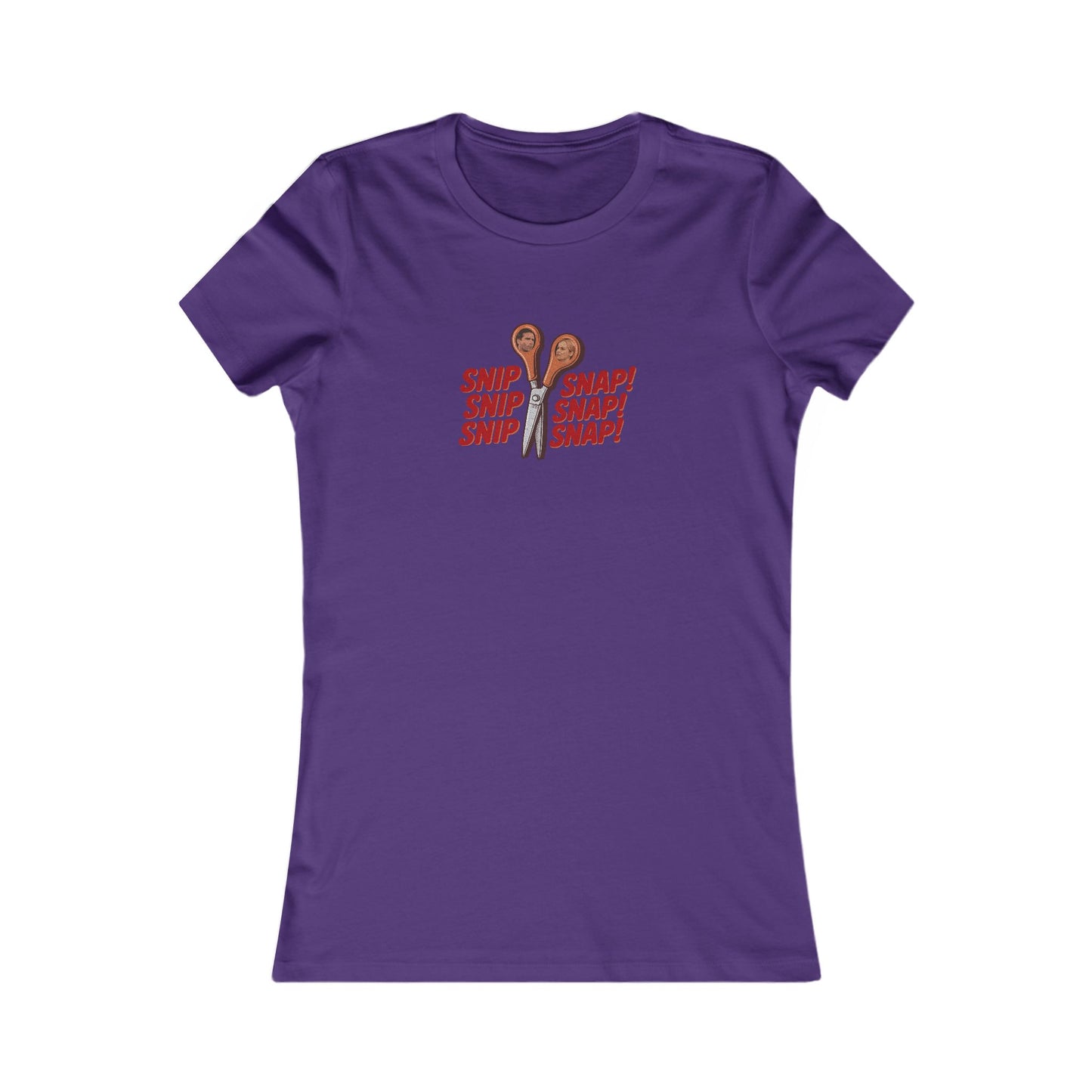 Snip Snap! — Michael Scott Vasectomy Retro Women's Tee (Dark)
