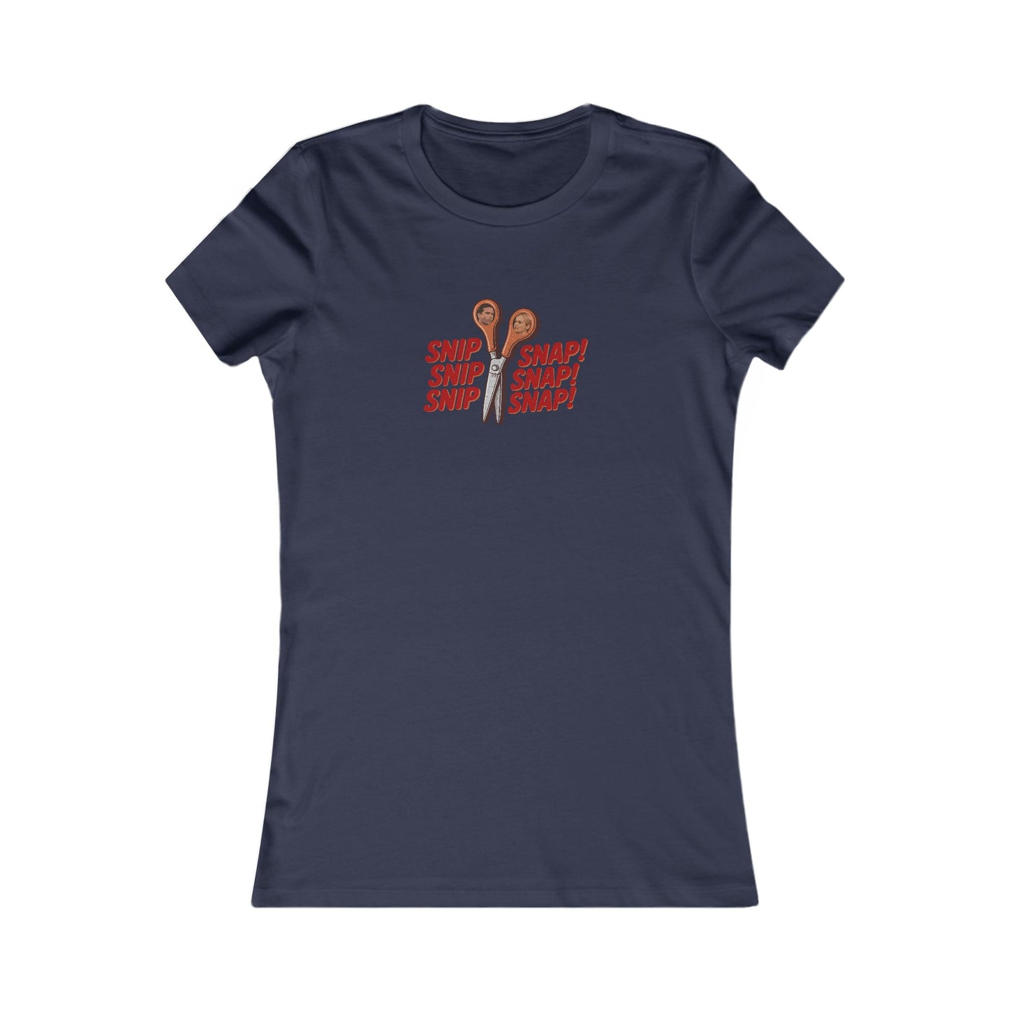Snip Snap! — Michael Scott Vasectomy Retro Women's Tee (Dark)