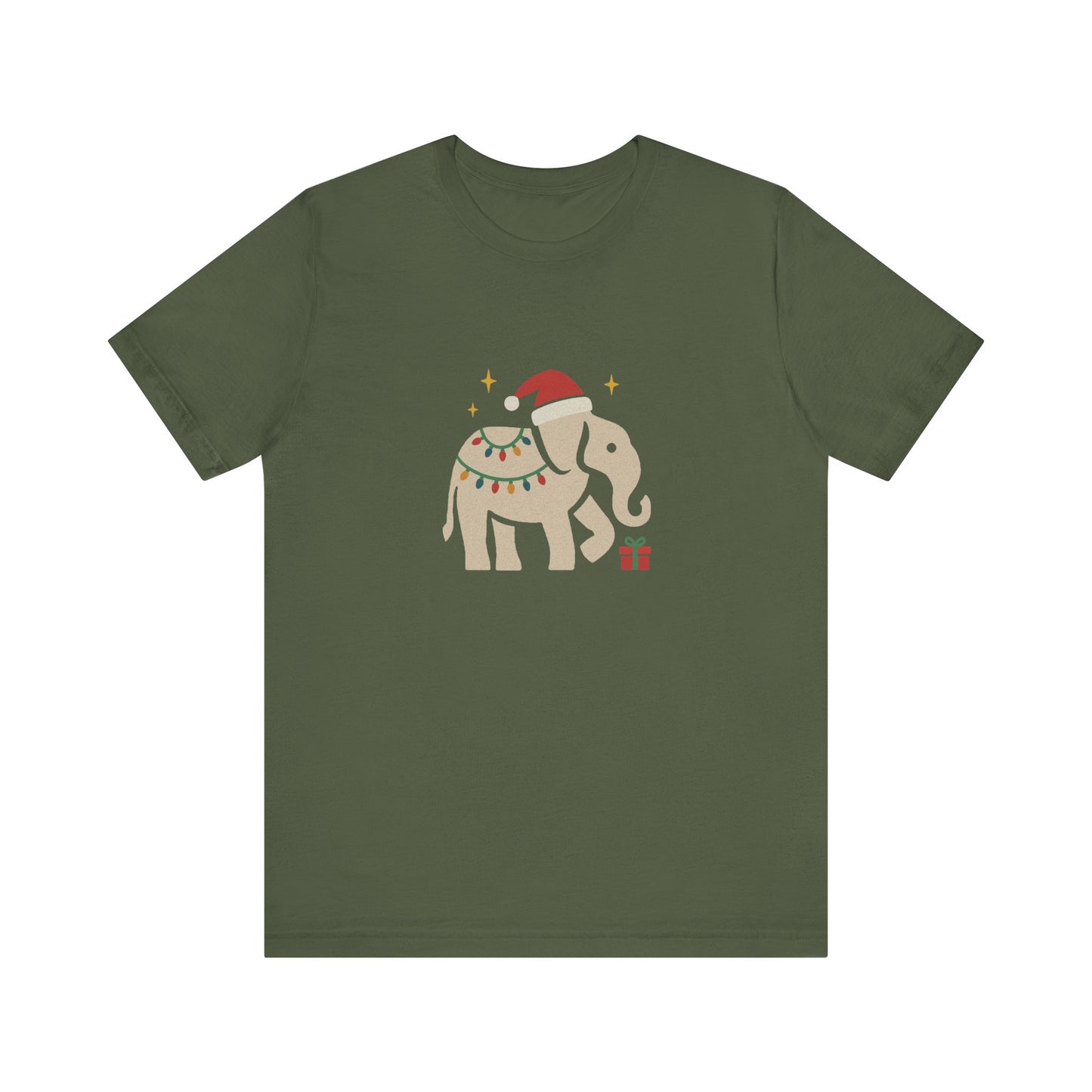 White Elephant Season — Retro Christmas Graphic Tee (Dark)