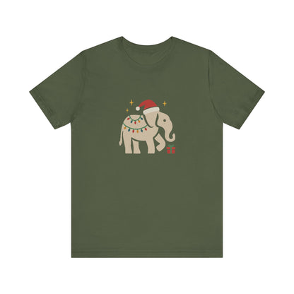 White Elephant Season — Retro Christmas Graphic Tee (Dark)