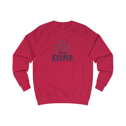 I’m a Keeper — Harry Potter Quidditch Retro Sweatshirt (Light)