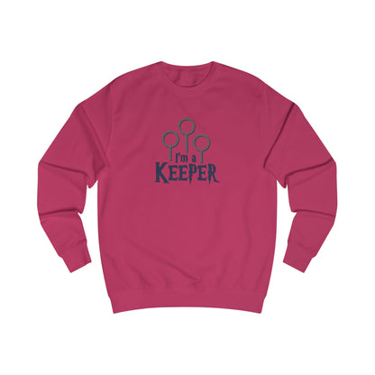 I’m a Keeper — Harry Potter Quidditch Retro Sweatshirt (Light)