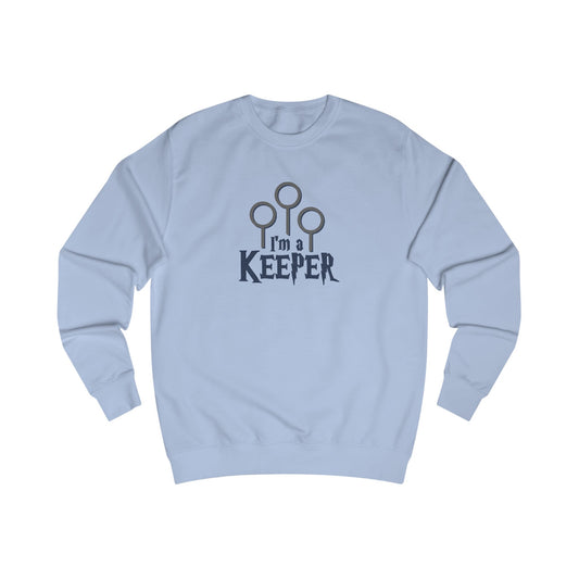 I’m a Keeper — Harry Potter Quidditch Retro Sweatshirt (Light)