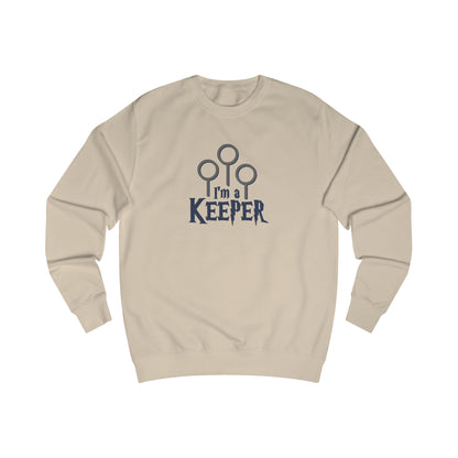 I’m a Keeper — Harry Potter Quidditch Retro Sweatshirt (Light)
