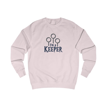 I’m a Keeper — Harry Potter Quidditch Retro Sweatshirt (Light)