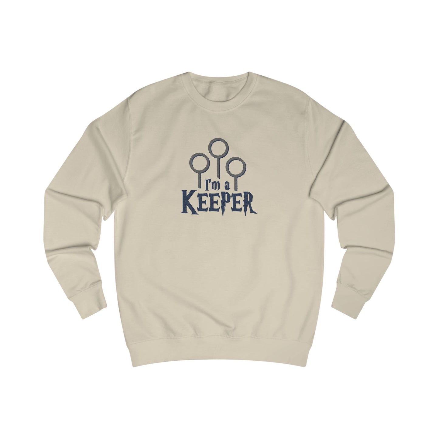 I’m a Keeper — Harry Potter Quidditch Retro Sweatshirt (Light)