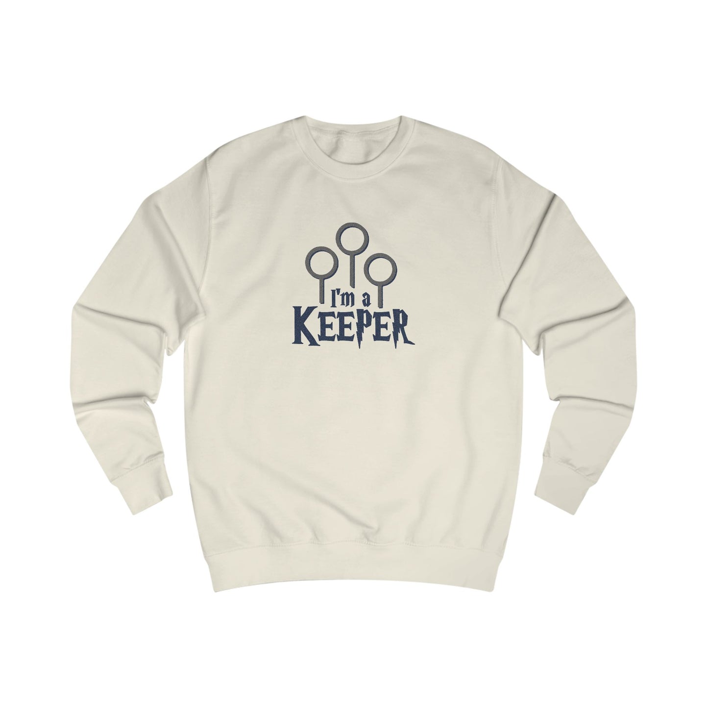 I’m a Keeper — Harry Potter Quidditch Retro Sweatshirt (Light)