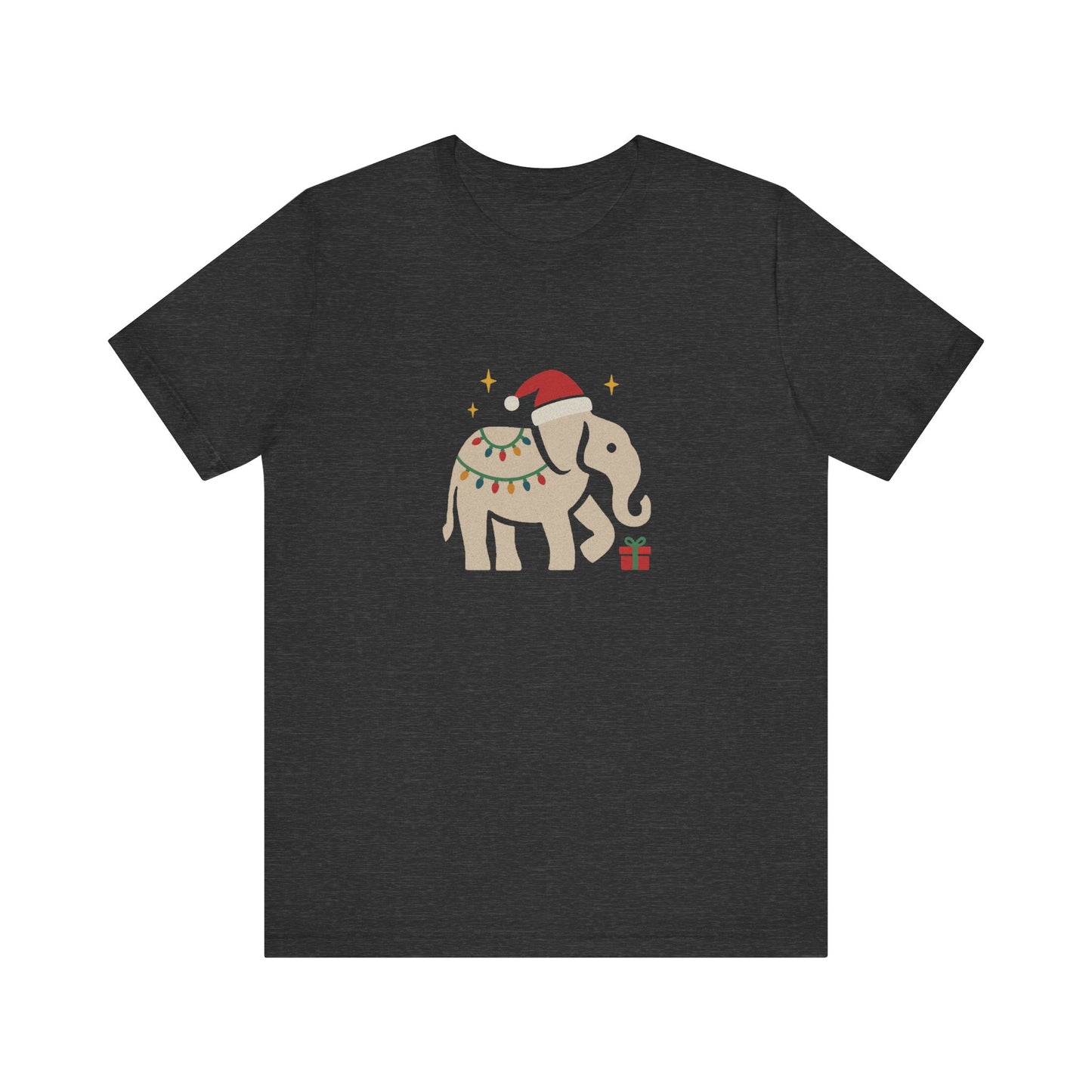 White Elephant Season — Retro Christmas Graphic Tee (Dark)