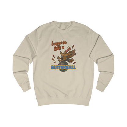 Like a Butterball — Miley Cyrus Thanksgiving Parody Retro Sweatshirt (Light)