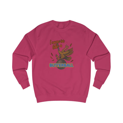 Like a Butterball — Miley Cyrus Thanksgiving Parody Retro Sweatshirt (Light)