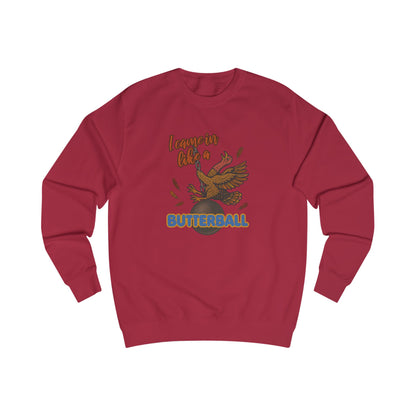 Like a Butterball — Miley Cyrus Thanksgiving Parody Retro Sweatshirt (Light)