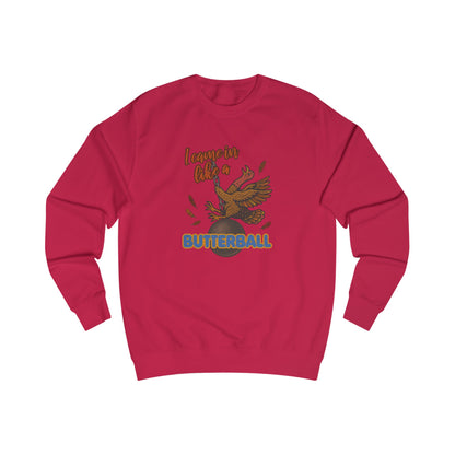 Like a Butterball — Miley Cyrus Thanksgiving Parody Retro Sweatshirt (Light)