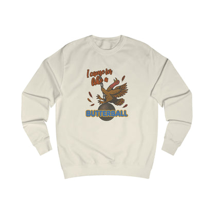 Like a Butterball — Miley Cyrus Thanksgiving Parody Retro Sweatshirt (Light)