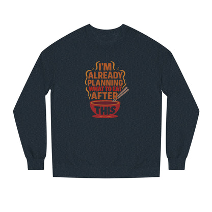 Planning What to Eat After This — Retro Foodie Sweatshirt (Dark)