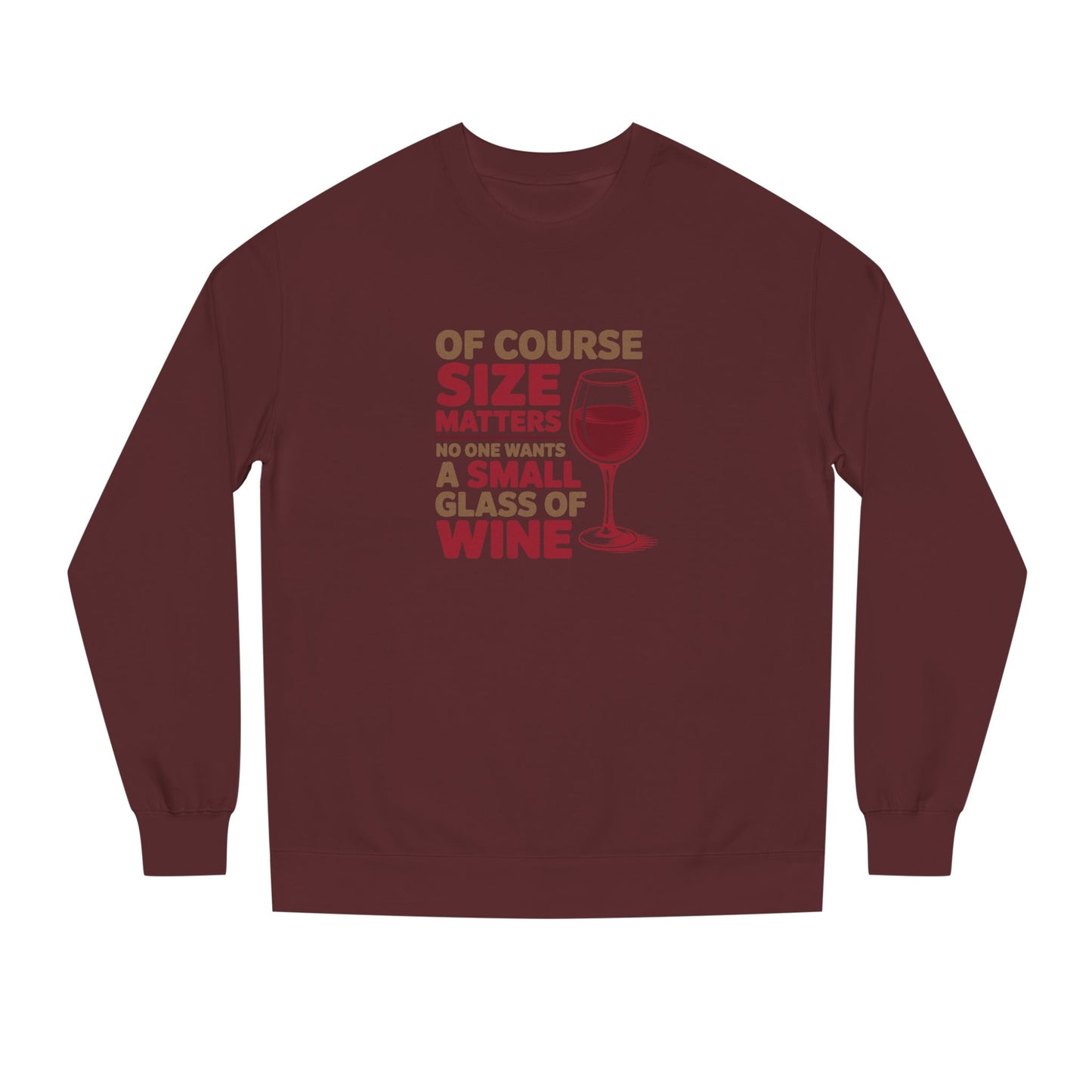 Big Glass Energy — Wine Lover Retro Sweatshirt (Dark)