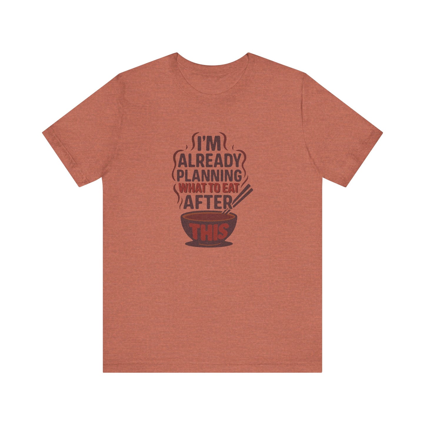 Planning What to Eat After This — Retro Foodie Tee (Light)