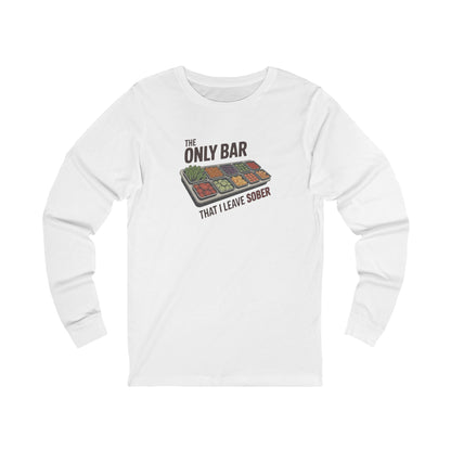 The Only Bar That I Leave Sober – Salad Bar Retro Long Sleeve (Light)