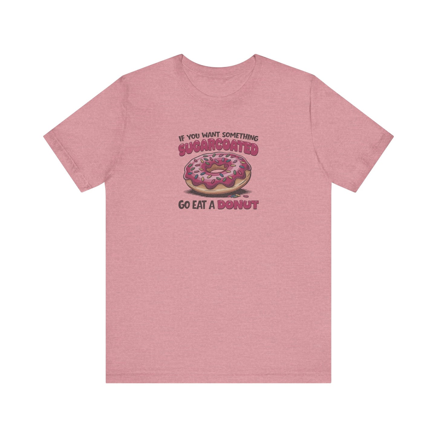 Sugarcoated (Go Eat a Donut) — Retro Graphic Tee (Light)