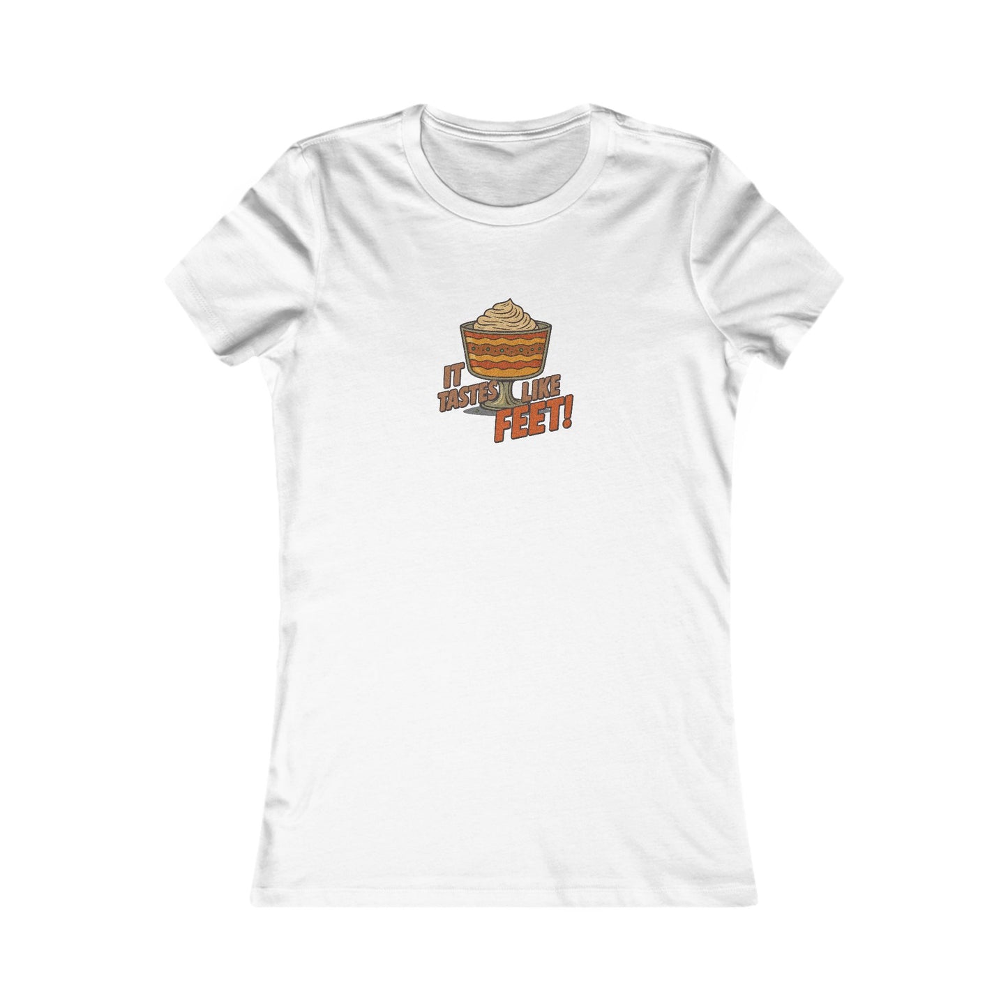 It Tastes Like Feet! — Thanksgiving Trifle Retro Women's Tee (Light)