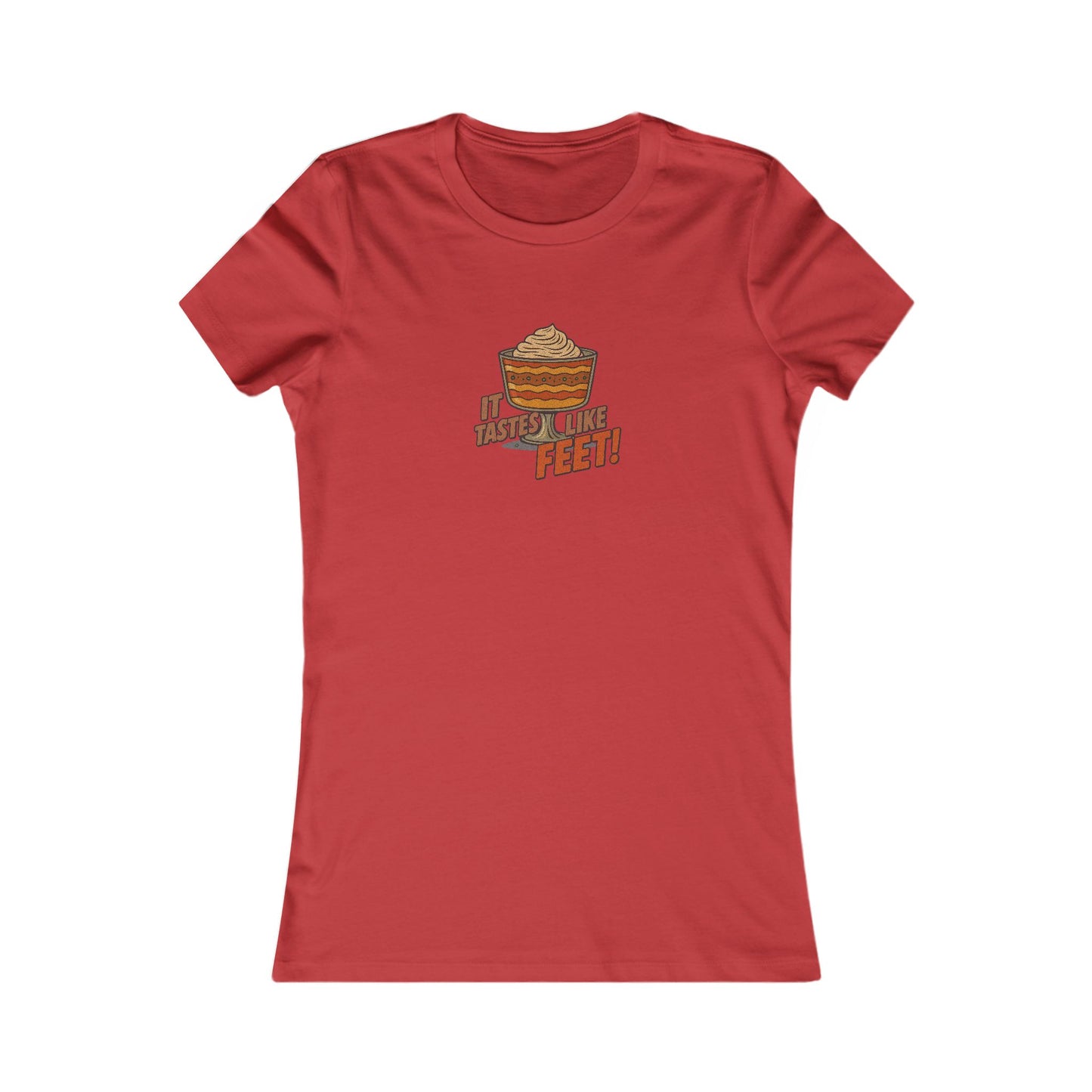 It Tastes Like Feet! — Thanksgiving Trifle Retro Women's Tee (Light)