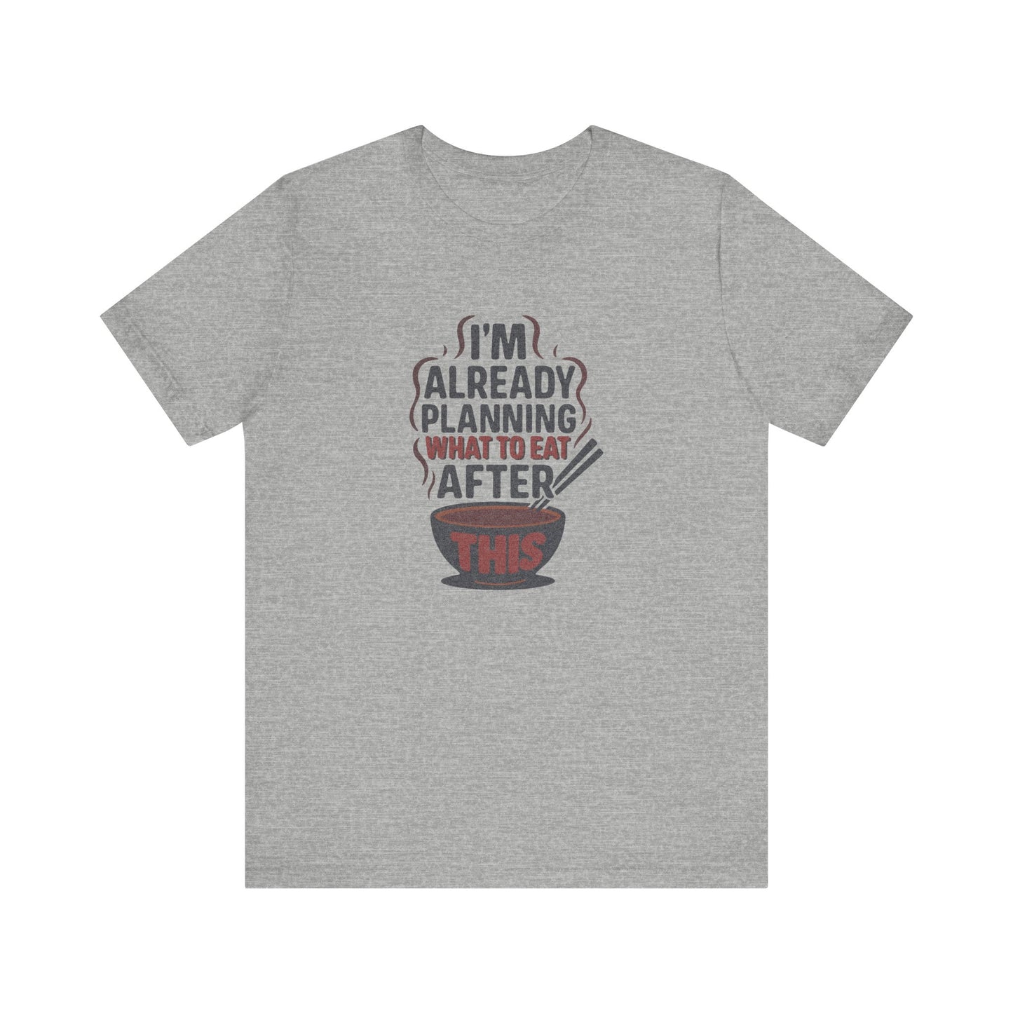 Planning What to Eat After This — Retro Foodie Tee (Light)